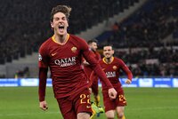 L'esultanza di Nicolò Zaniolo