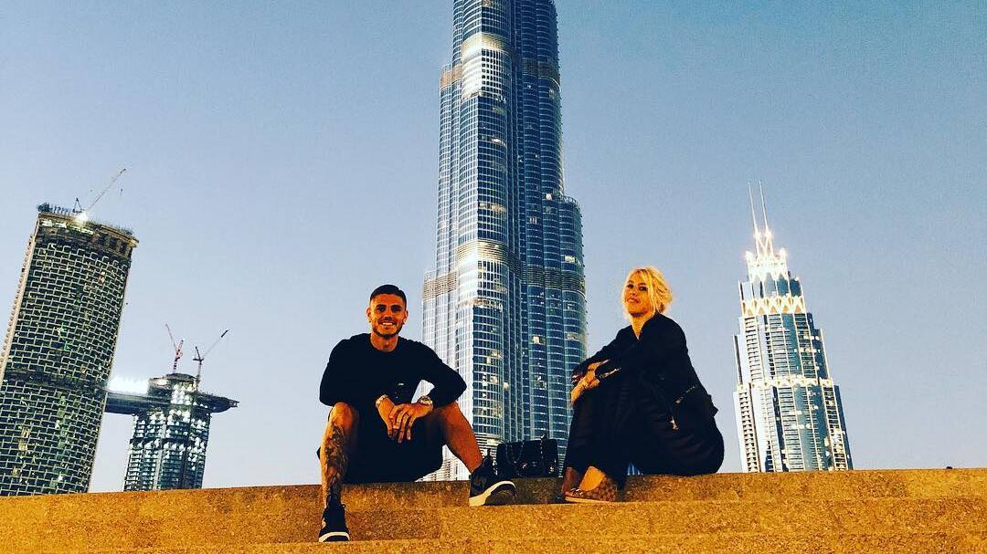 Mauro Icardi e Wanda Nara in vacanza