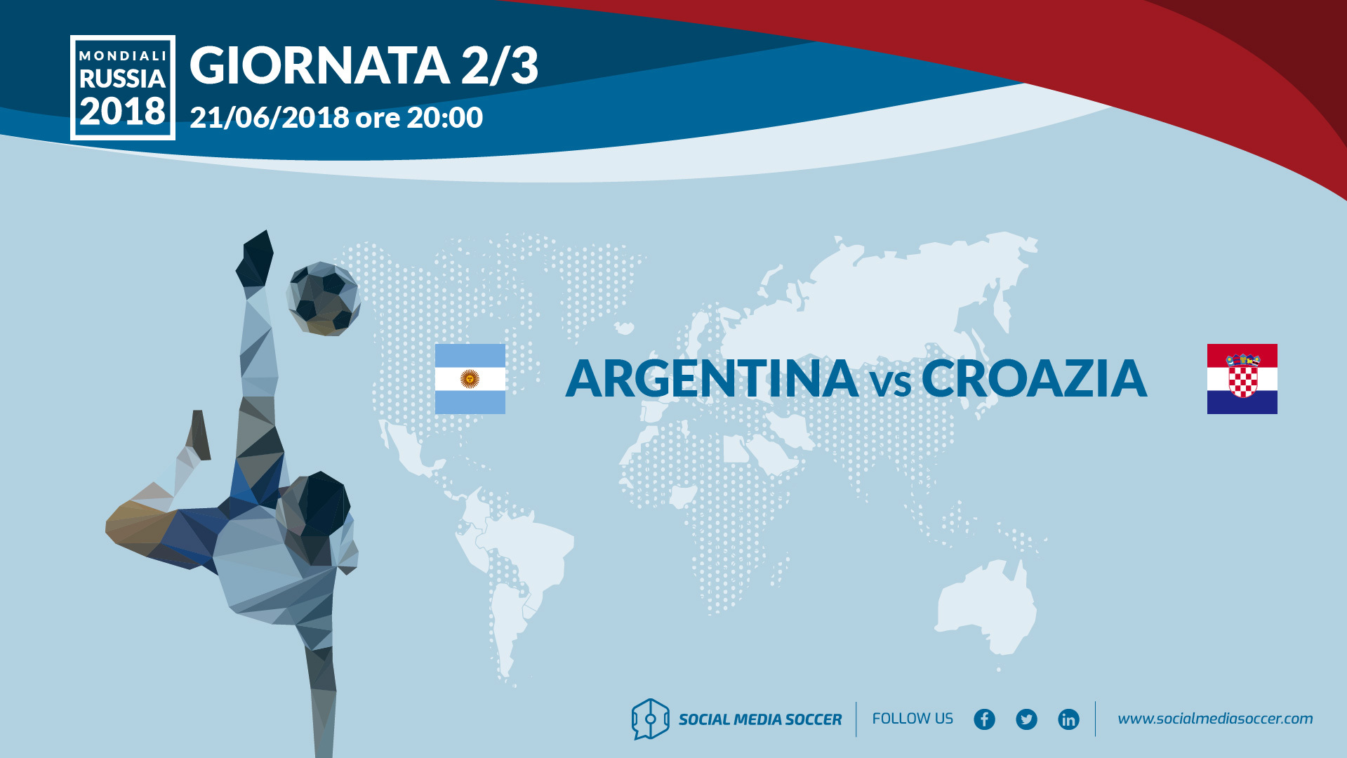 Mondiali 2018 Social Argentina-Croazia