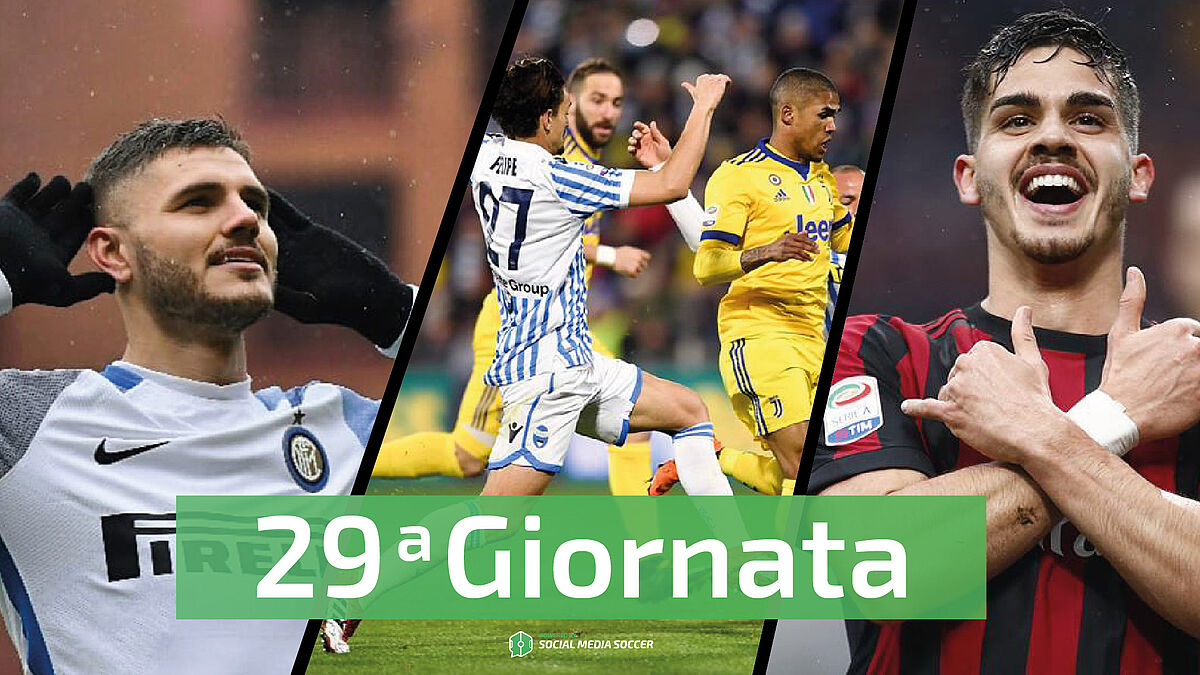 Serie A 29esima giornata Social