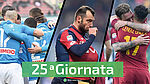 25esima giornata serie A social