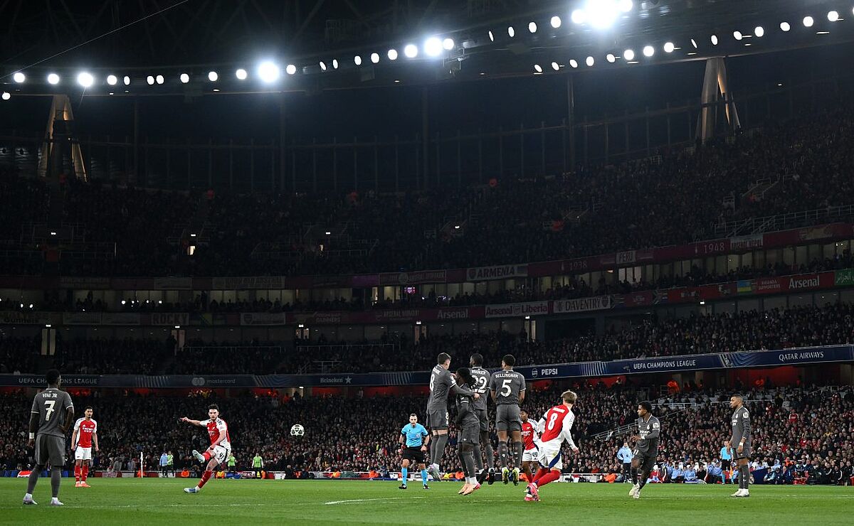 Reazioni Social Gol Rice Arsenal-Real Madrid