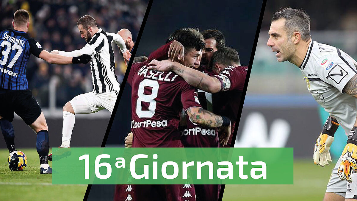 sedicesima giornata Serie A social