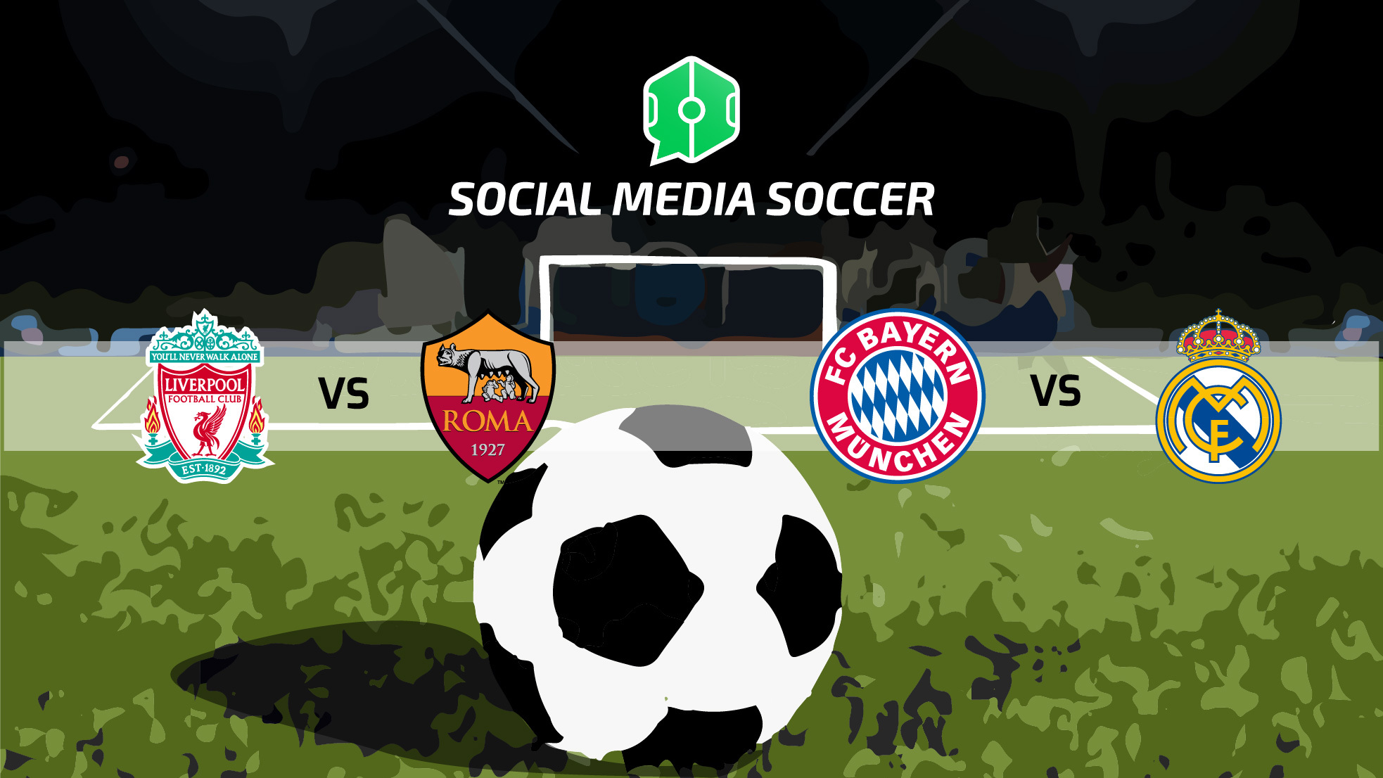 Social post semifinali andata Champions League