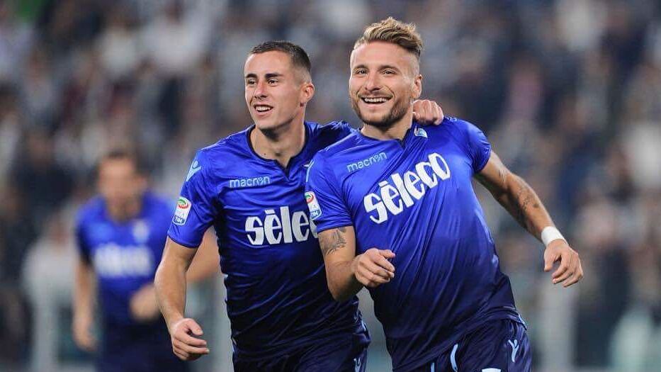 Marusic e Immobile esultano