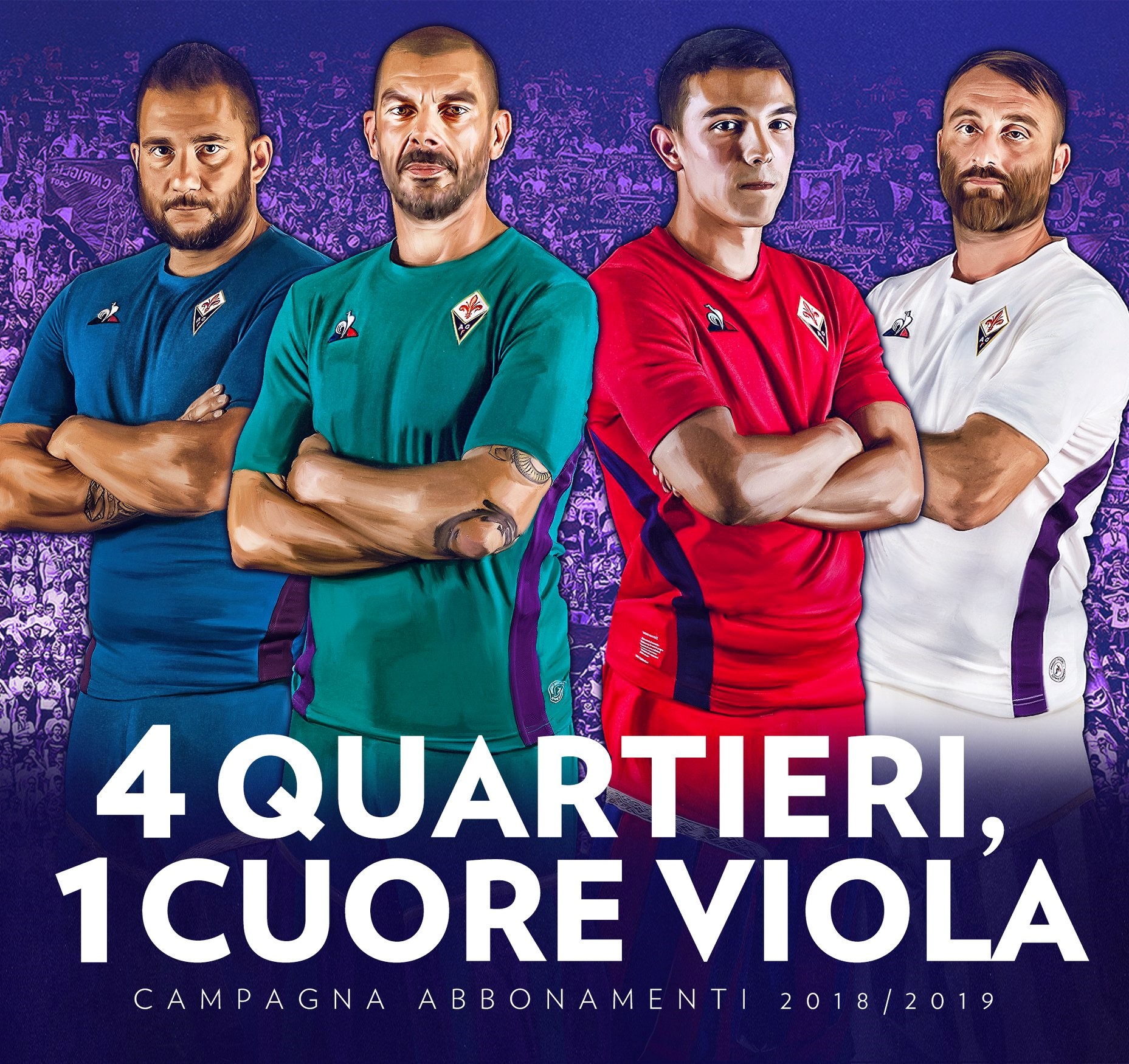 4 QUARTIERI 1 CUORE VIOLA