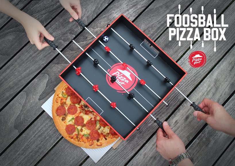 Pizza Hut presenta il Foosball Pizza Box