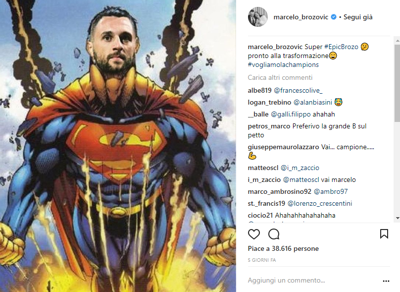 Screen Instagram Marcelo Brozovic 