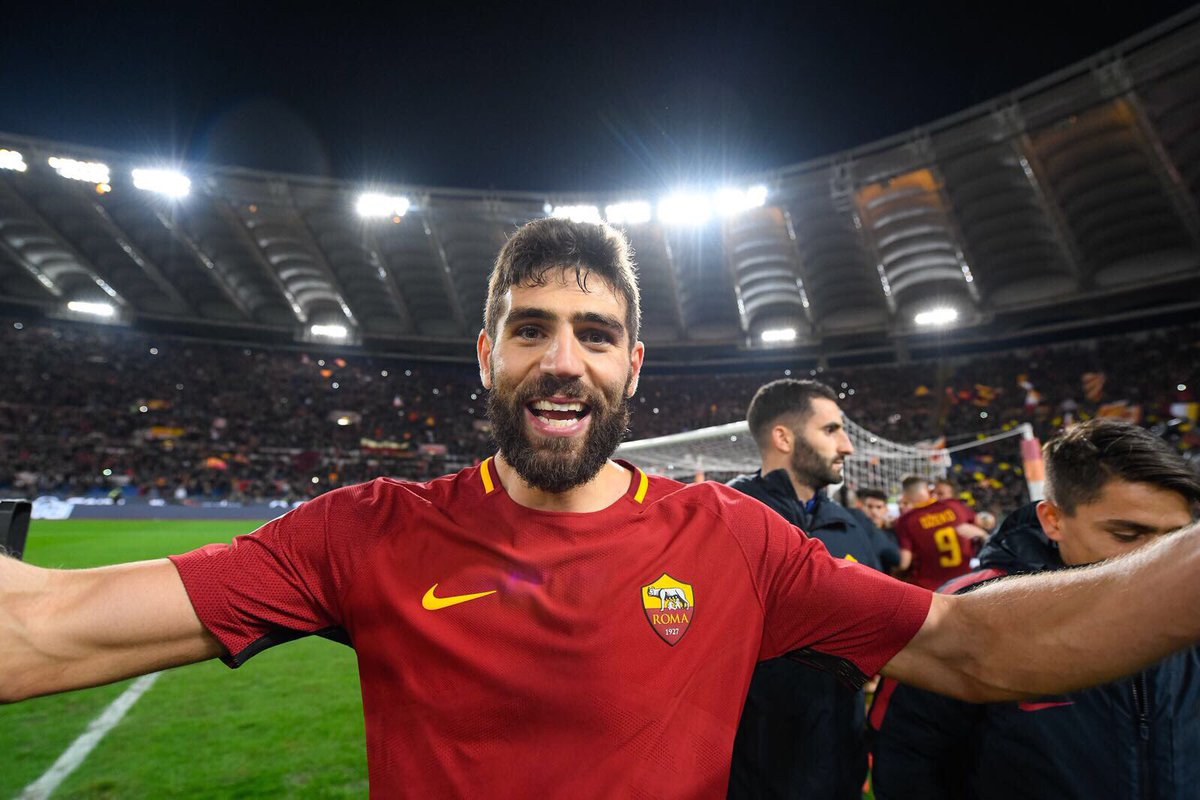 Federico Fazio esulta